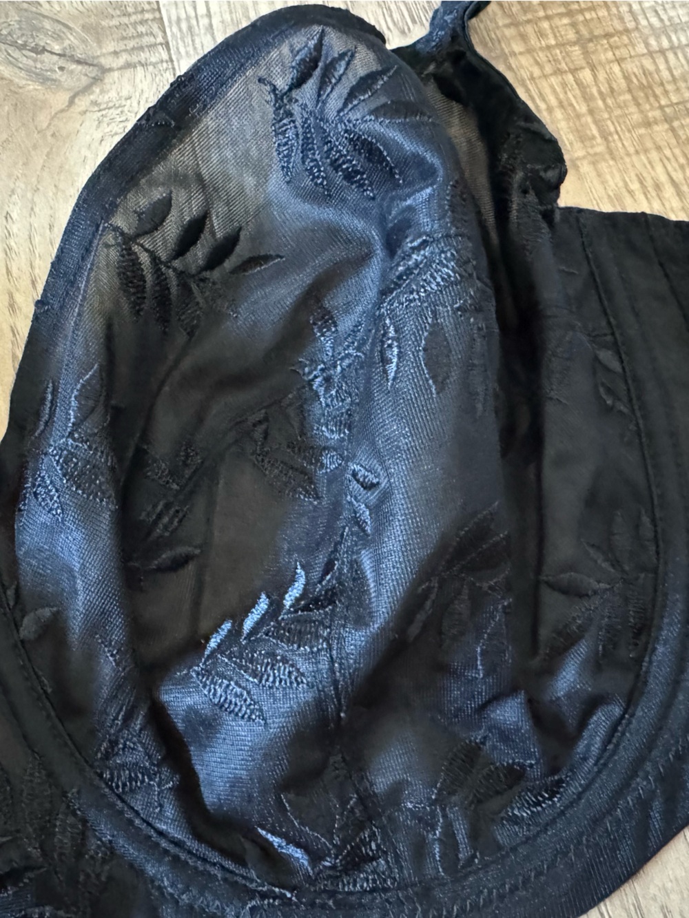 Panache Superbra Tango II Black Embroidered Underwire Bra 40DD - Picture 5 of 9